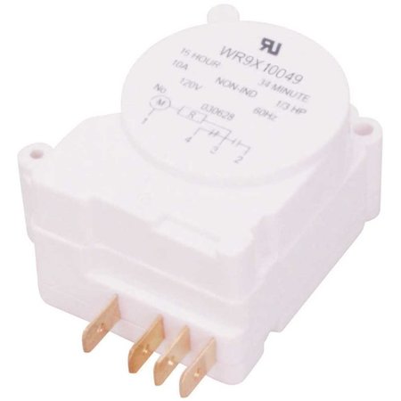 EXACT REPLACEMENT PARTS Defrost Timer, Replaces GE ERWR09X10049